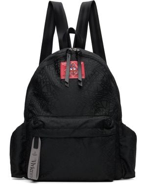 Vivienne Westwood Tangled Orb Jacquard George M Backpack - Black
