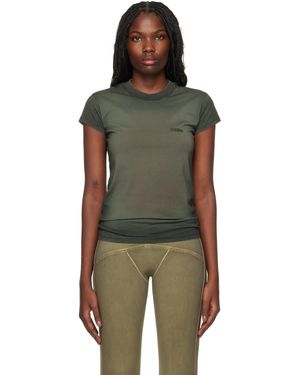 032c T-Shirt Ajusté Adagio Vert