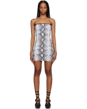 16Arlington Grey Althenea Minidress - Black