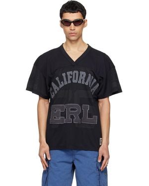 ERL Mesh Football T-Shirt - Black
