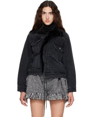 Sacai Denim Jacket - Black