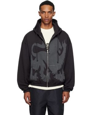 Umbro Heraldic Zip Up Hoodie - Black