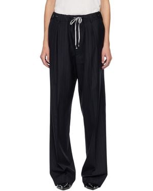 Maison Margiela Striped Trousers - Blue