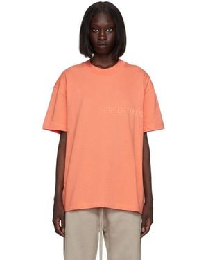 Fear Of God Cotton T-Shirt - Orange