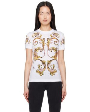 Versace Jeans Couture Outline Barocco T-Shirt - Black