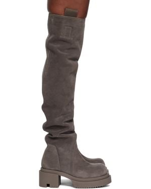 Rick Owens Concordians Wader Bogun Tall Boots - Black