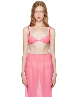 Carven Sheer Bra - Pink