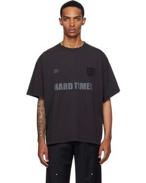 Tシャツ・カットソー UMBRO Cool Pique Front Lettering Short Sleeve T-Shirt Navy U Umbro Short sleeve t-shirts for Men | Online Sale up to 43