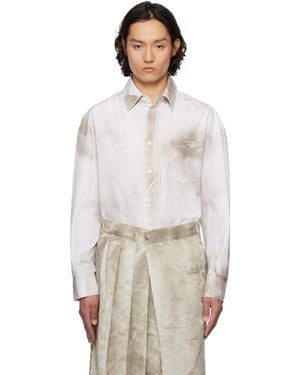 Feng Chen Wang Sandwashed Shirt - White
