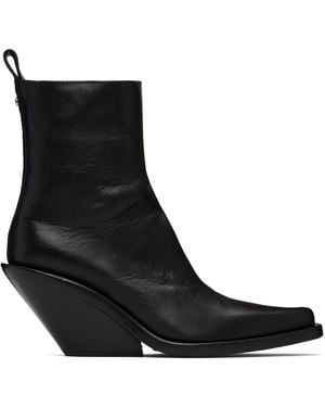 Ann Demeulemeester ブラック Larisa アンクルブーツ