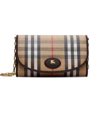 Burberry Highlands Chain Strap Wallet Bag - Multicolor
