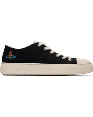 Vivienne Westwood Low Top Plimsoll Trainers - Black