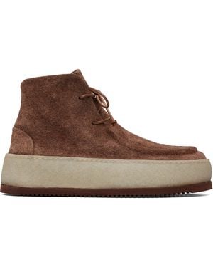 Marsèll Parapana Leather Ankle Boots - Brown