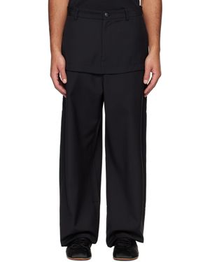 Abra Skirt Suit Trousers - Black