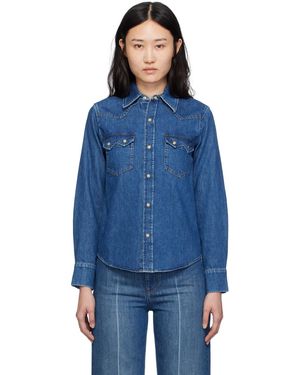 A.P.C. Natacha Ramsay-Levi Edition Durol Denim Shirt - Blue