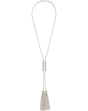 Balmain Long Brass Tassel Necklace - Metallic