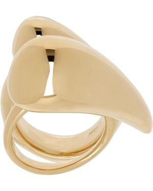 Givenchy Bague Dorée À Ornements Feline - Neutre