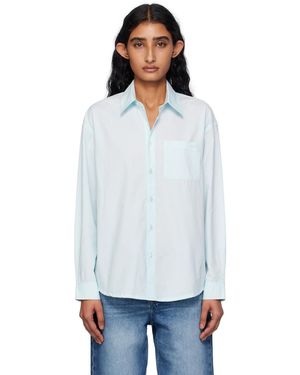 A.P.C. Logo Boyfriend Shirt - White