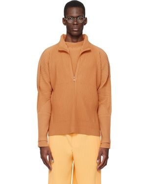 Homme Plissé Issey Miyake Monthly Colours March Jumper - Orange
