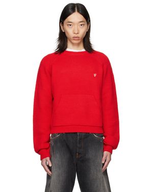 Acne Studios Crewneck Jumper - Red