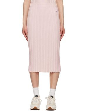 Maison Kitsuné Baby Fox Midi Skirt - Pink