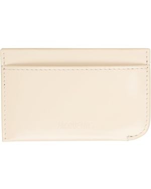 Jacquemus Off- 'Le Porte Curvo' Card Holder - Black