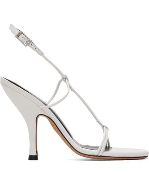 Jude Mixer Heeled Sandals - White