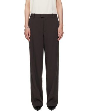 Meta Campania Collective Gilles Straight Twill Trousers - Black