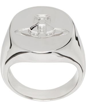 Vivienne Westwood Seal Ring - Metallic