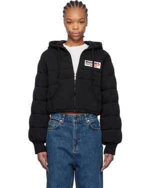 Moncler Genius Moncler X Palm Angels Zip Up Down Hoodie - Black