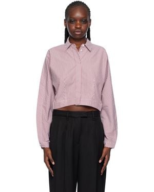 Rag & Bone Red & White Morgan Shirt - Pink
