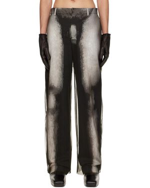 Y. Project Jean Paul Gaultierエディション オーバーレイヤー トラウザーズ - ブラック