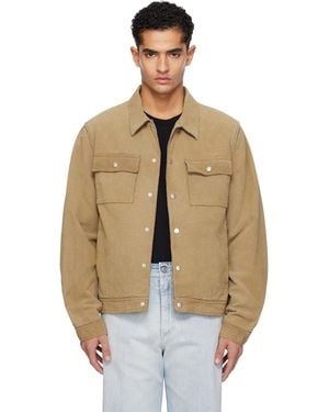 MM6 by Maison Margiela Trucker Faux-Suede Jacket - Multicolour