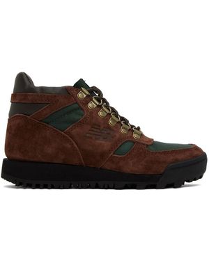 New Balance Bottes Rainier Brun Et Vert - Noir