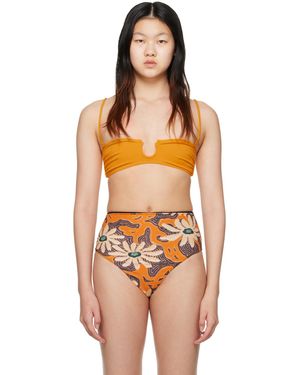 Nanushka Mahy Bikini Top - Orange