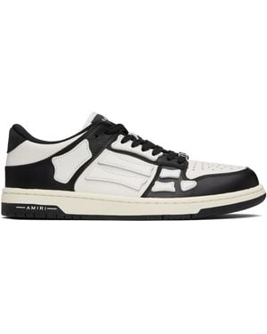 Amiri Skel Top Low Sneakers - Black