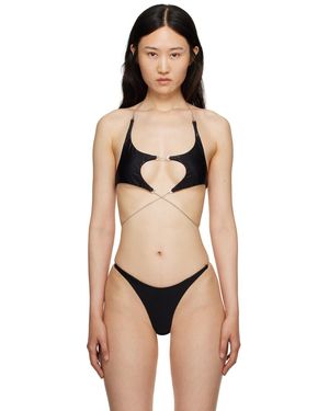 Mugler Haut de bikini star noir