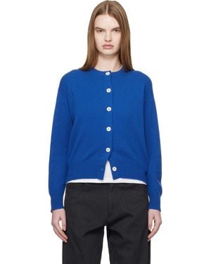 &Daughter Ada Crewneck Cardigan - Blue