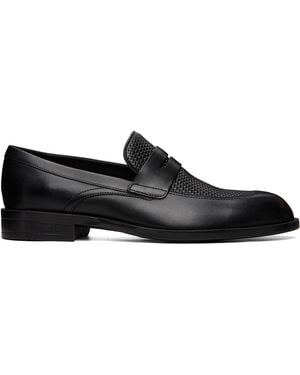 BOSS Leather Loafers - Black
