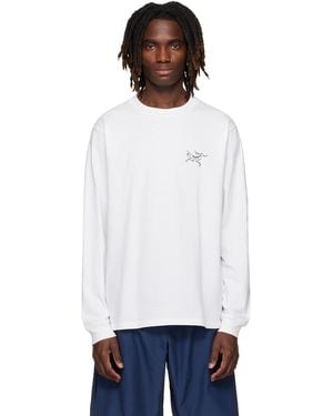 Arc'teryx Kragg Cotton Ls T-Shirt - White