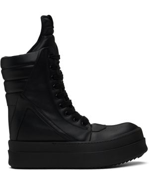 Rick Owens Hollywood Mega Geobasket Trainers - Black