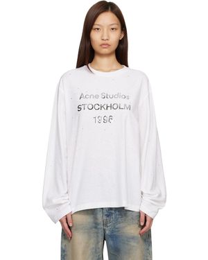 Acne Studios Logo T-Shirt - White