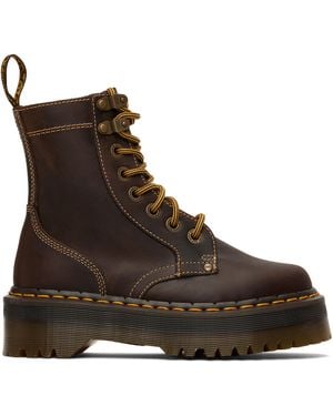 Dr. Martens Jadon Arc Platform Boots - Brown