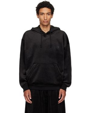 Y-3 Velvet Corduroy Hoodie - Black