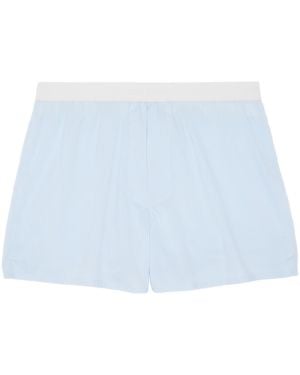 Tom Ford Boxer Bleu En Popeline