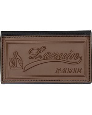Lanvin 'Catch By Two Fold Card Holder - Brown