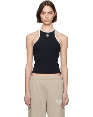 Sporty & Rich Srhwc Ribbed Tank Top - Blue