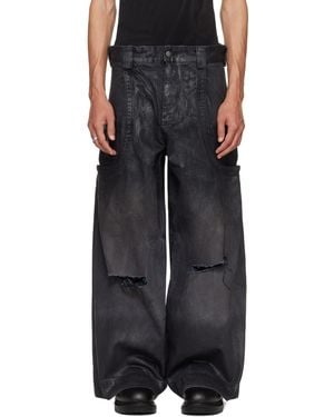 HYACYN Sevar Rof Low Pocket Jeans - Black