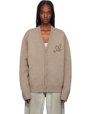 Axel Arigato Taupe Ash Signature Cardigan - Multicolour