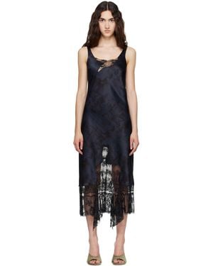 Collina Strada Anemone Midi Dress - Black